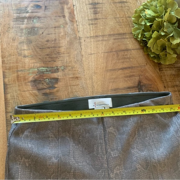 Anthropologie Metallic Snake Leggings Size 29 - Picture 8 of 12